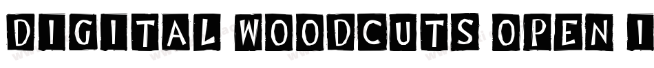 Digital Woodcuts Open ITC TT字体转换